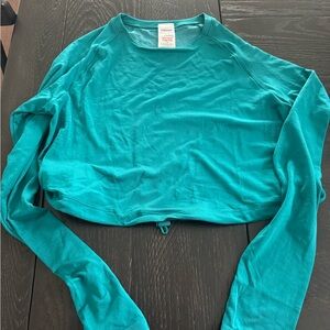 Gymshark crop top long sleeves